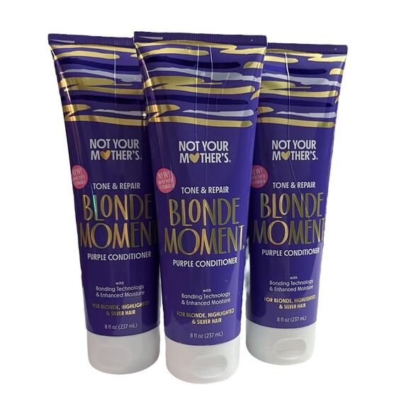 Last 1 Not Your Mother's Blonde Moment Tone & Repair Purple Conditioner 3 Pack - Picture 6 of 6